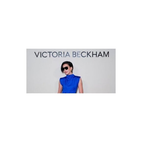 A0840Z New VICTORIA BECKHAM Havana Shield VB238S 701 Sunglasses Women - Picture 4 of 5
